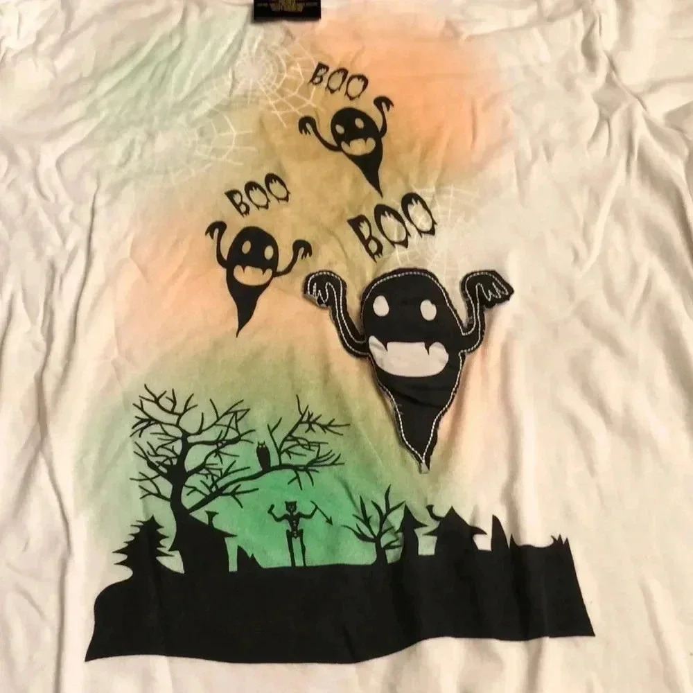 Lite Wear Boo & Ghost Tee Shirt